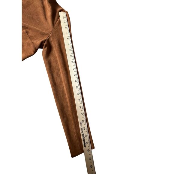 Mistress Rocks Tan Brown Faux Suede Long Sleeve Mini Dress XS ASO Kylie Jenner - Picture 9 of 11